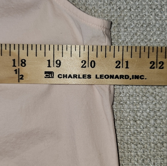 J Crew Cotton Pale Pink Pastel Ruffled Sleeveless Pink Top with ruffle neck 16 - Picture 10 of 13